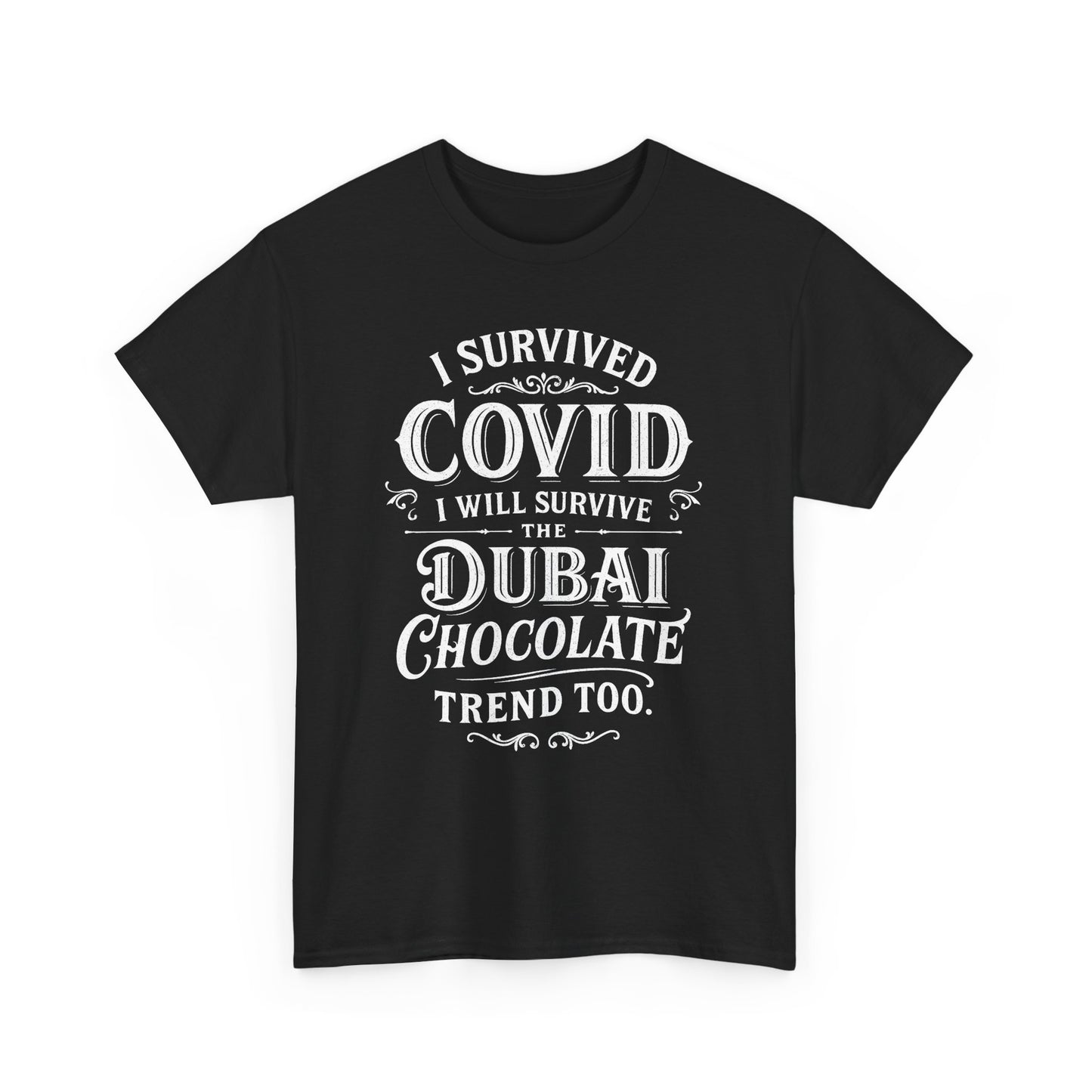 Unisex T-shirt Dubai Chocolate Trend in White