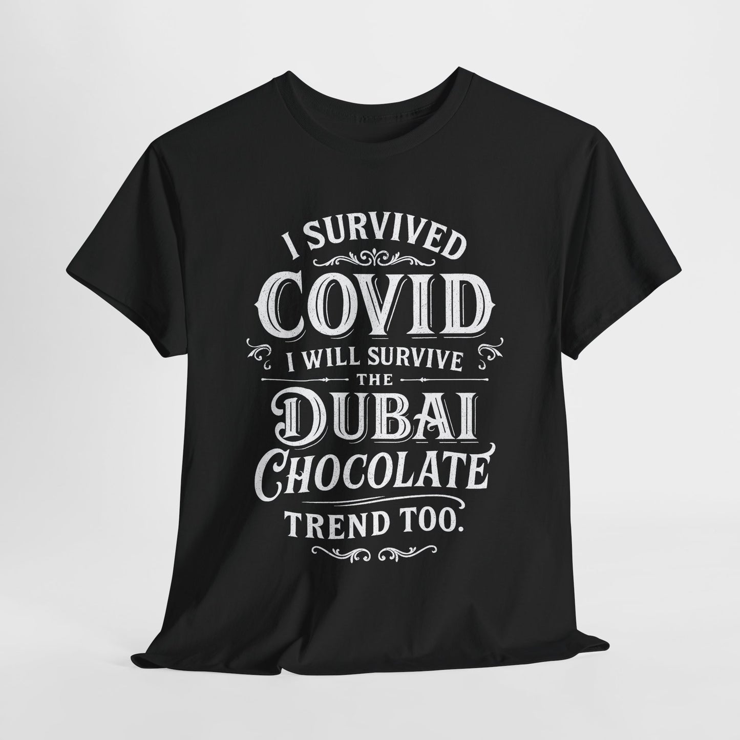 Unisex T-shirt Dubai Chocolate Trend in White
