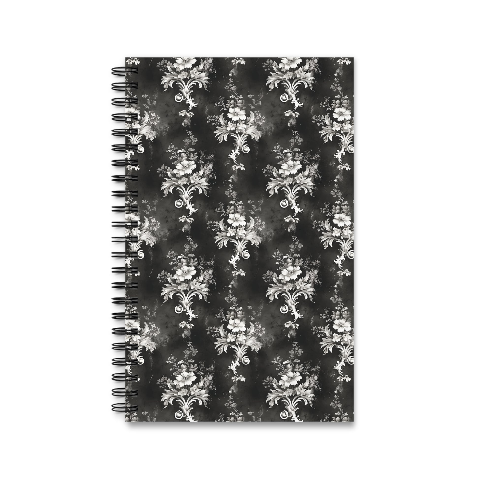Spiral Notebook Grey Boudoire - Frogos Design