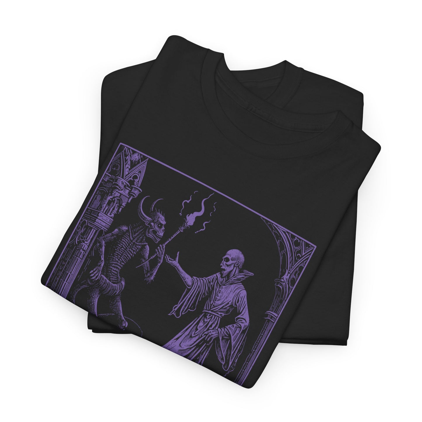 Unisex T-shirt Pactum cum Diabolo in Purple