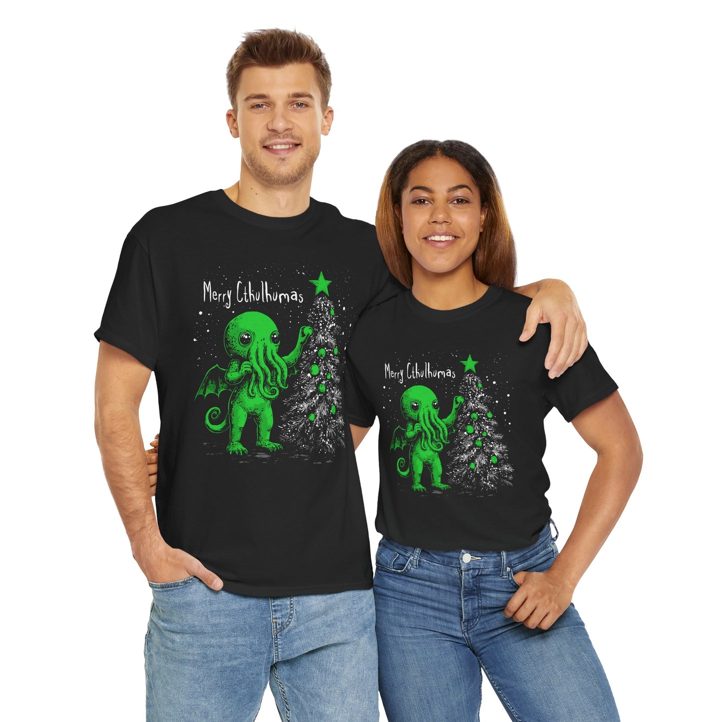 Unisex T-shirt Merry Cthulhumas