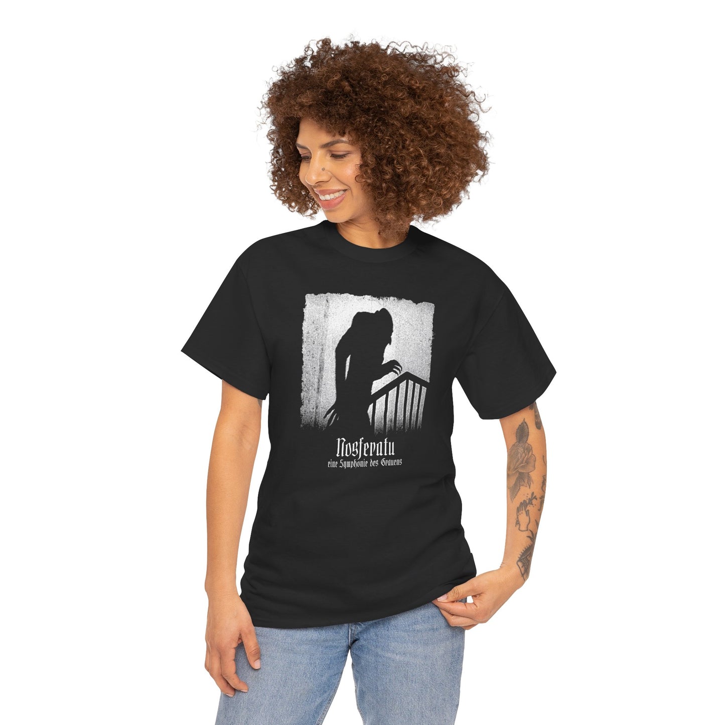 Unisex T-shirt Nosferatu 1922 in white