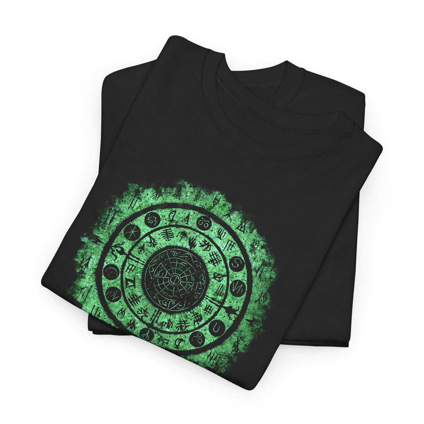Unisex T-shirt Witchcraft Seal in Green