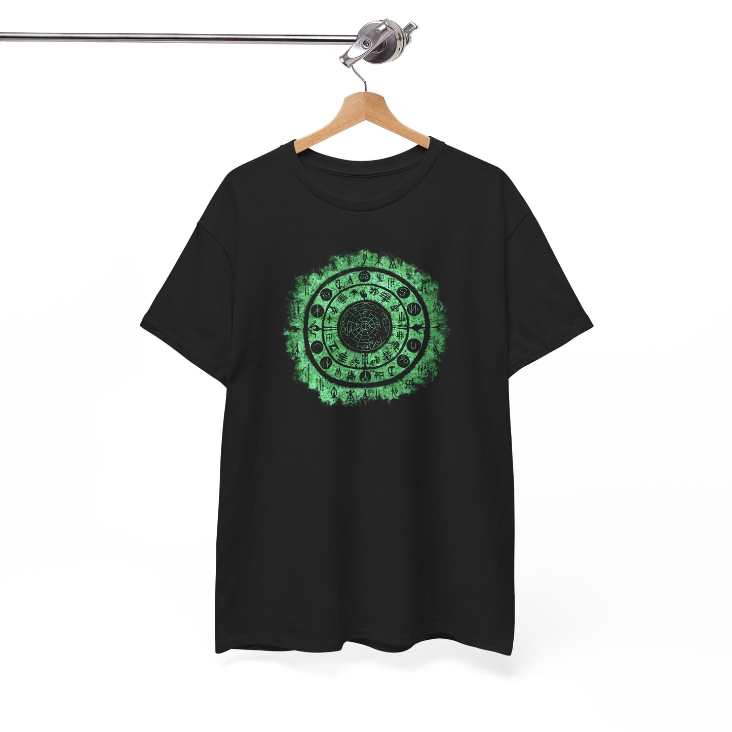 Unisex T-shirt Witchcraft Seal in Green