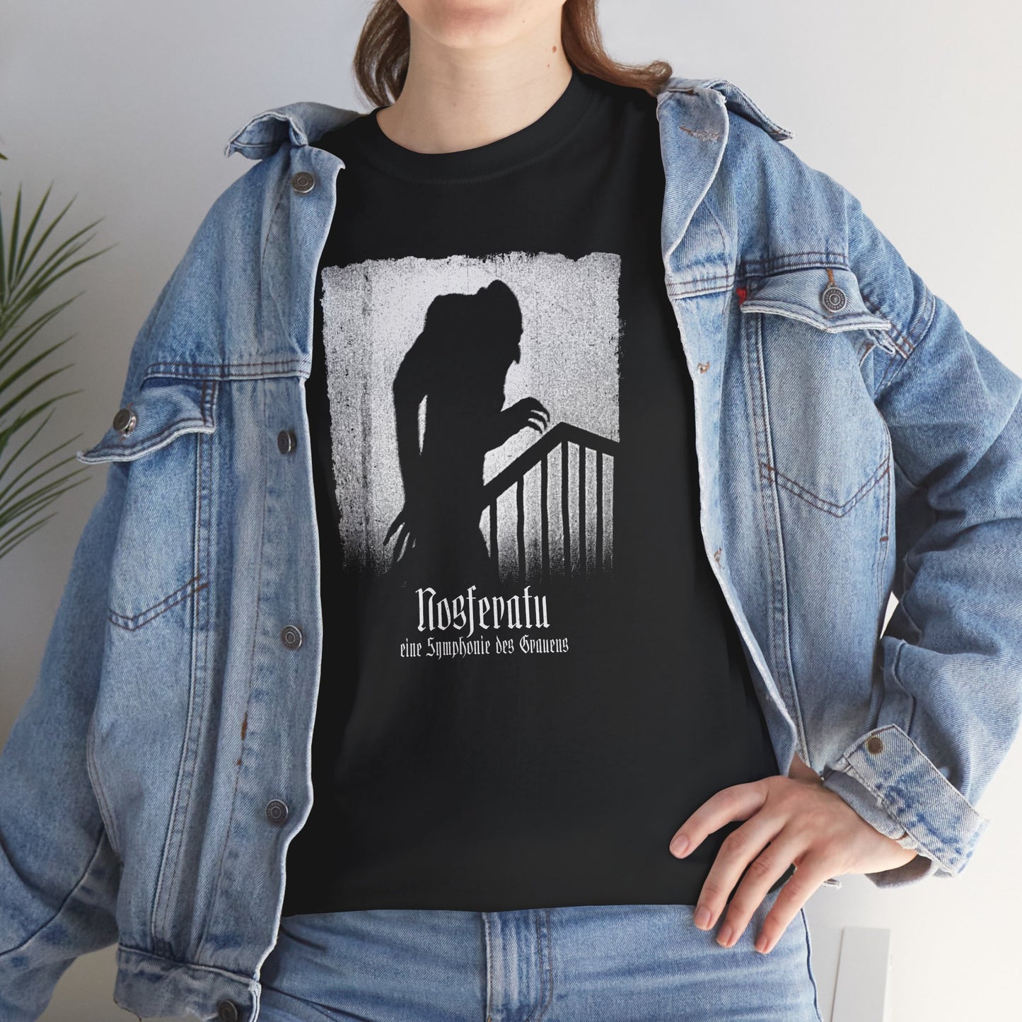 Unisex T-shirt Nosferatu 1922 in white