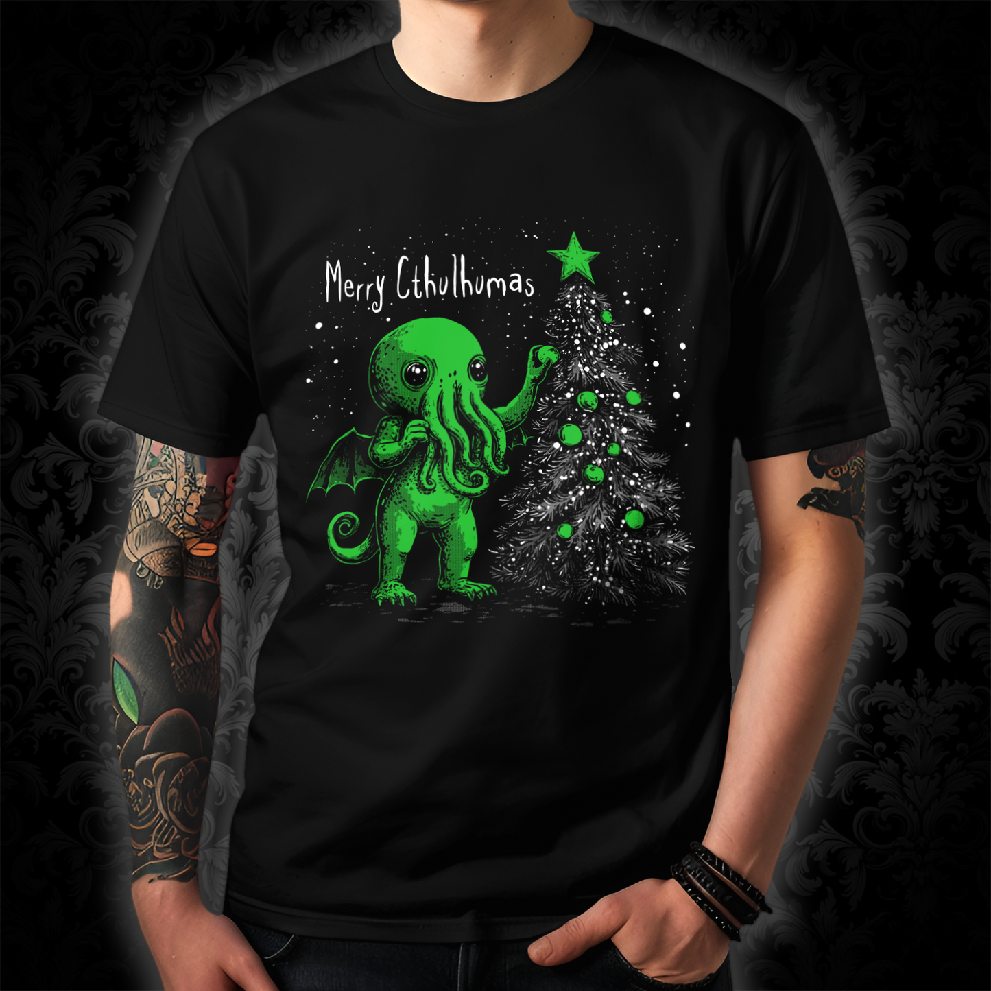 Unisex T-shirt Merry Cthulhumas