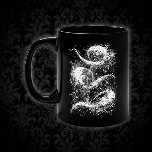 Mug Cosmic Worms in White