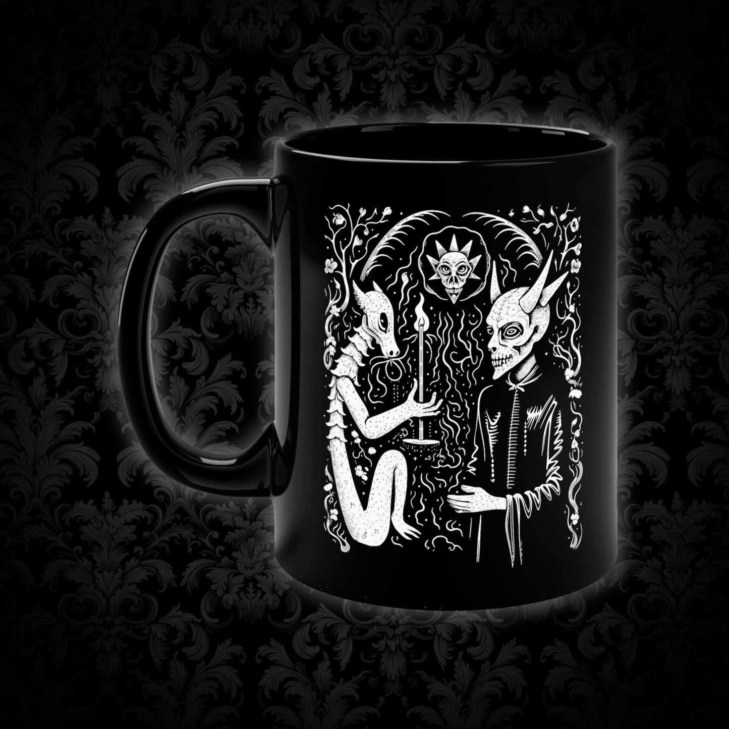 Mug Devil Pact with the Devil in White