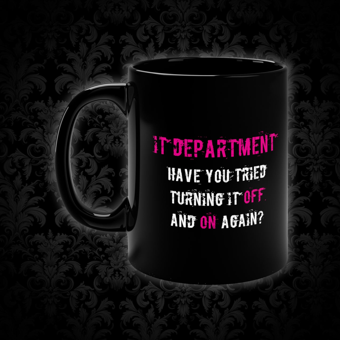 Mug IT Support in Pink