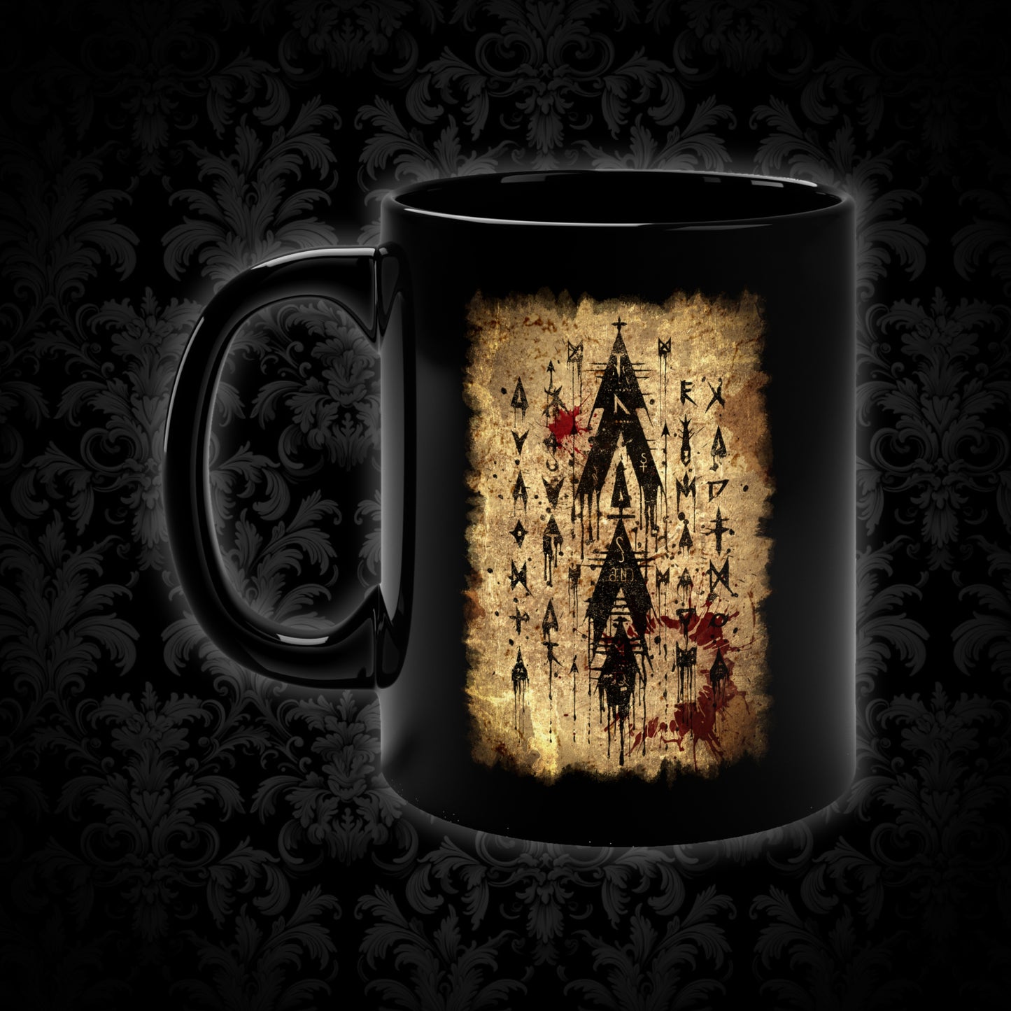 Mug Scroll of Dark Arts Symbol
