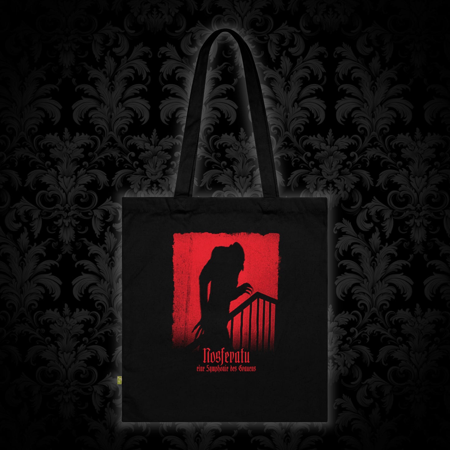 Tote Bag Nosferatu 1922 in red