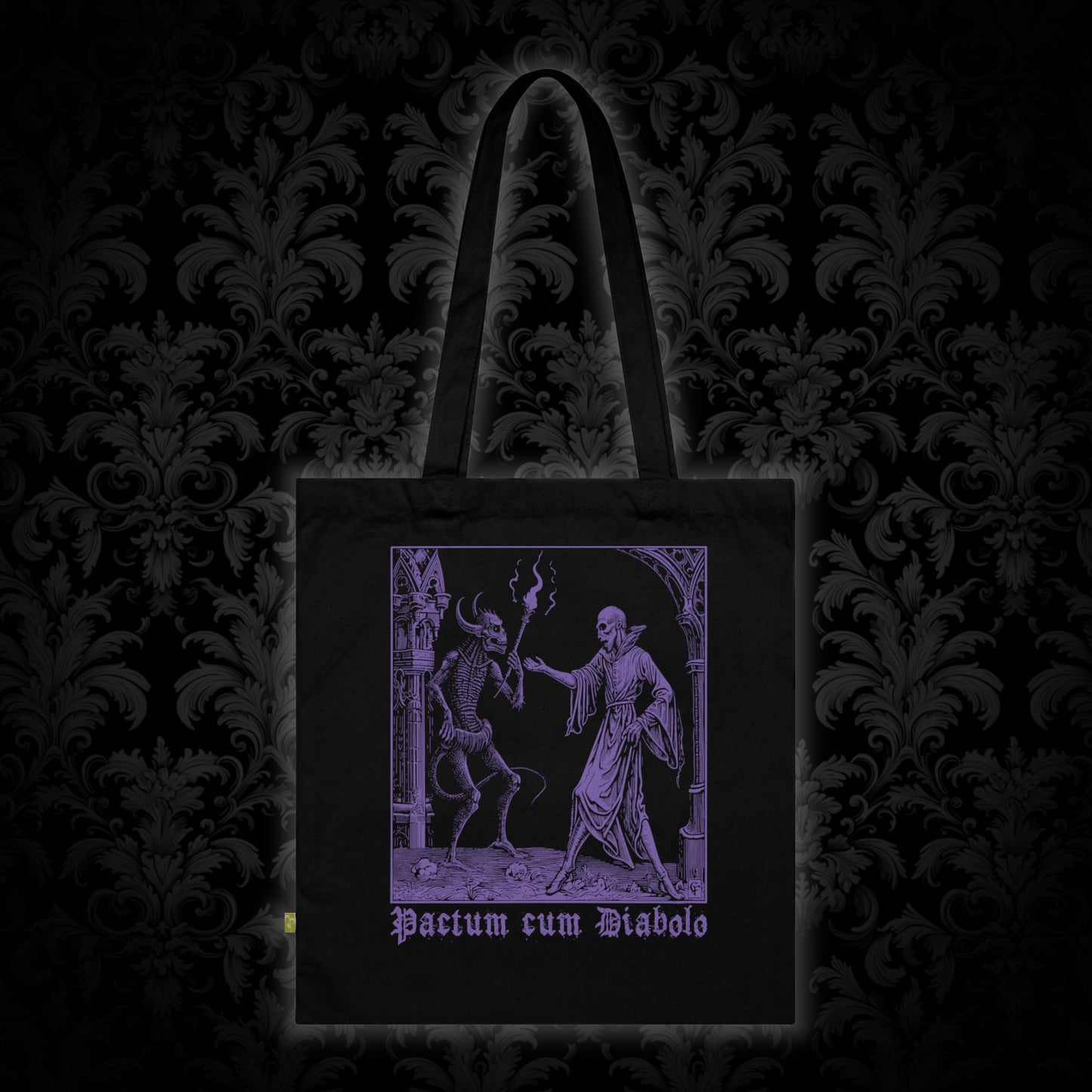 Tote Bag Pactum cum Diabolo in Purple