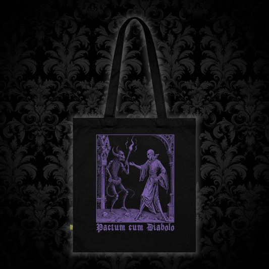 Tote Bag Pactum cum Diabolo in Purple