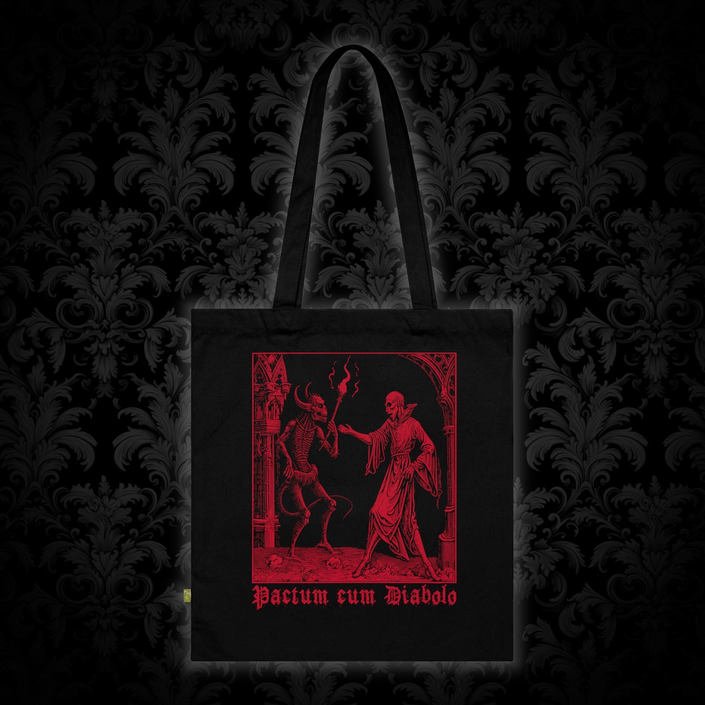 Tote Bag Pactum cum Diabolo in Red