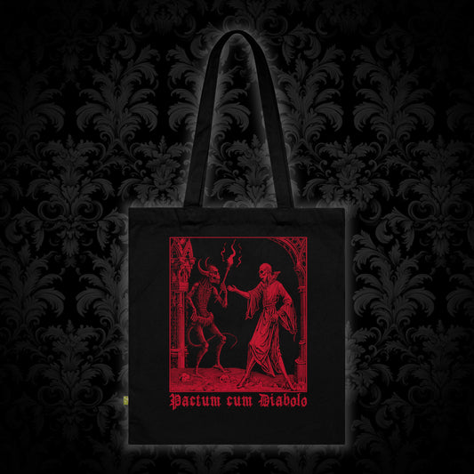 Tote Bag Pactum cum Diabolo in Red