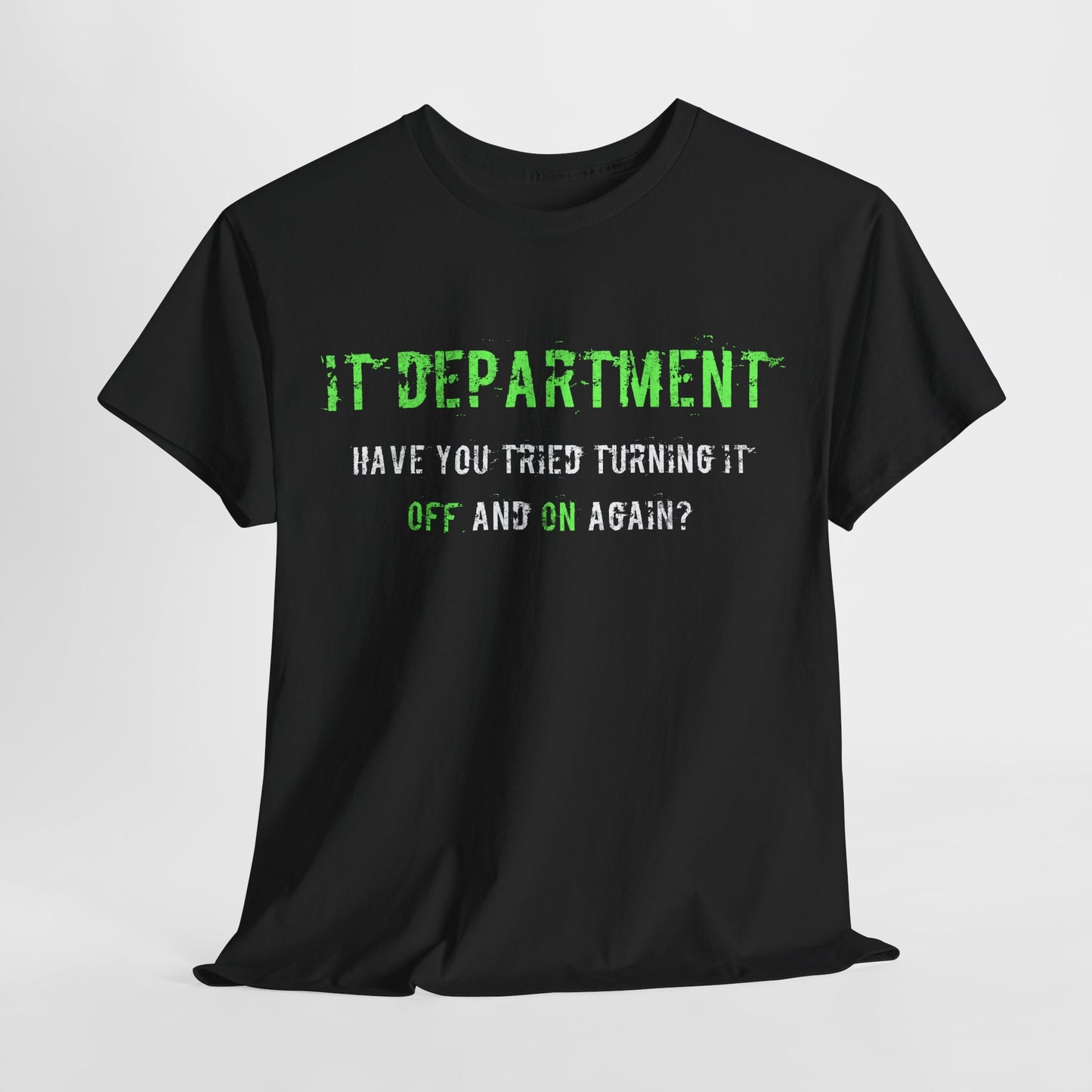 Unisex IT T-shirt for IT support in Green