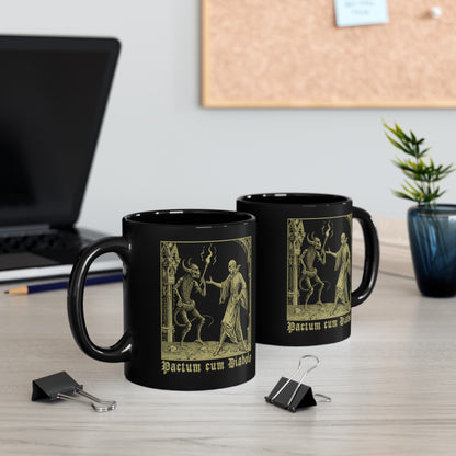 Mug Pactum cum Diabolo in Beige - Frogos Design