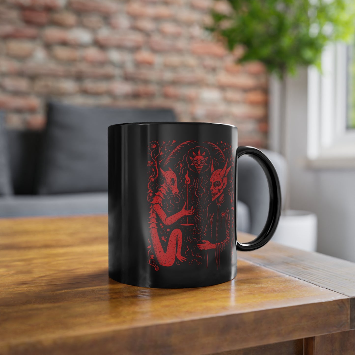 Mug Devil Pact with the Devil in Red