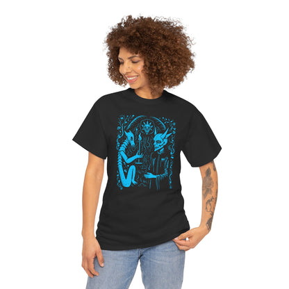 Unisex T-shirt Pact with the Devil in Blue