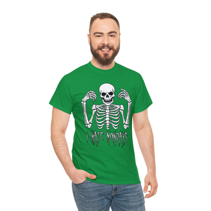 Unisex T-shirt Skelly hates Mondays - Frogos Design