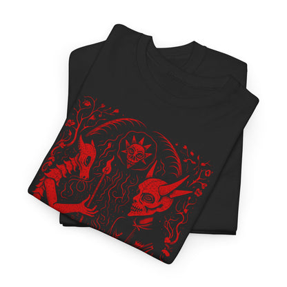 Unisex T-shirt Pact with the Devil in Red