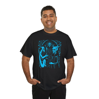 Unisex T-shirt Pact with the Devil in Blue