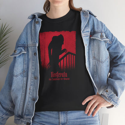 Unisex T-shirt Nosferatu 1922 in red