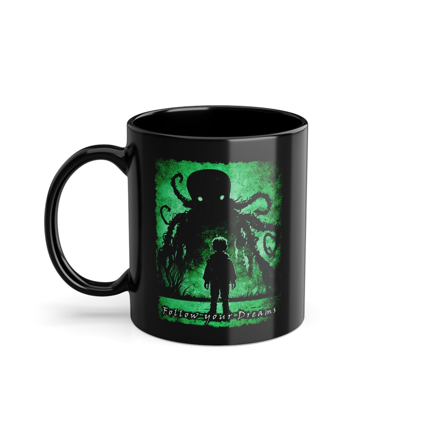 Mug Follow your Dreams in Green