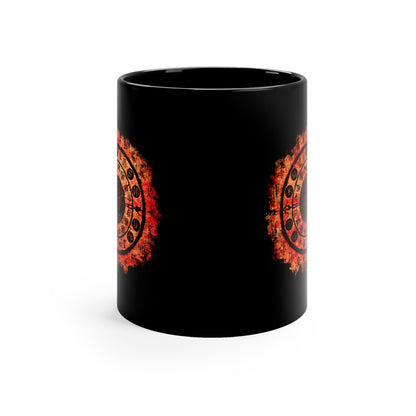 Mug Witchcraft Seal Design in Orange - Frogos Design