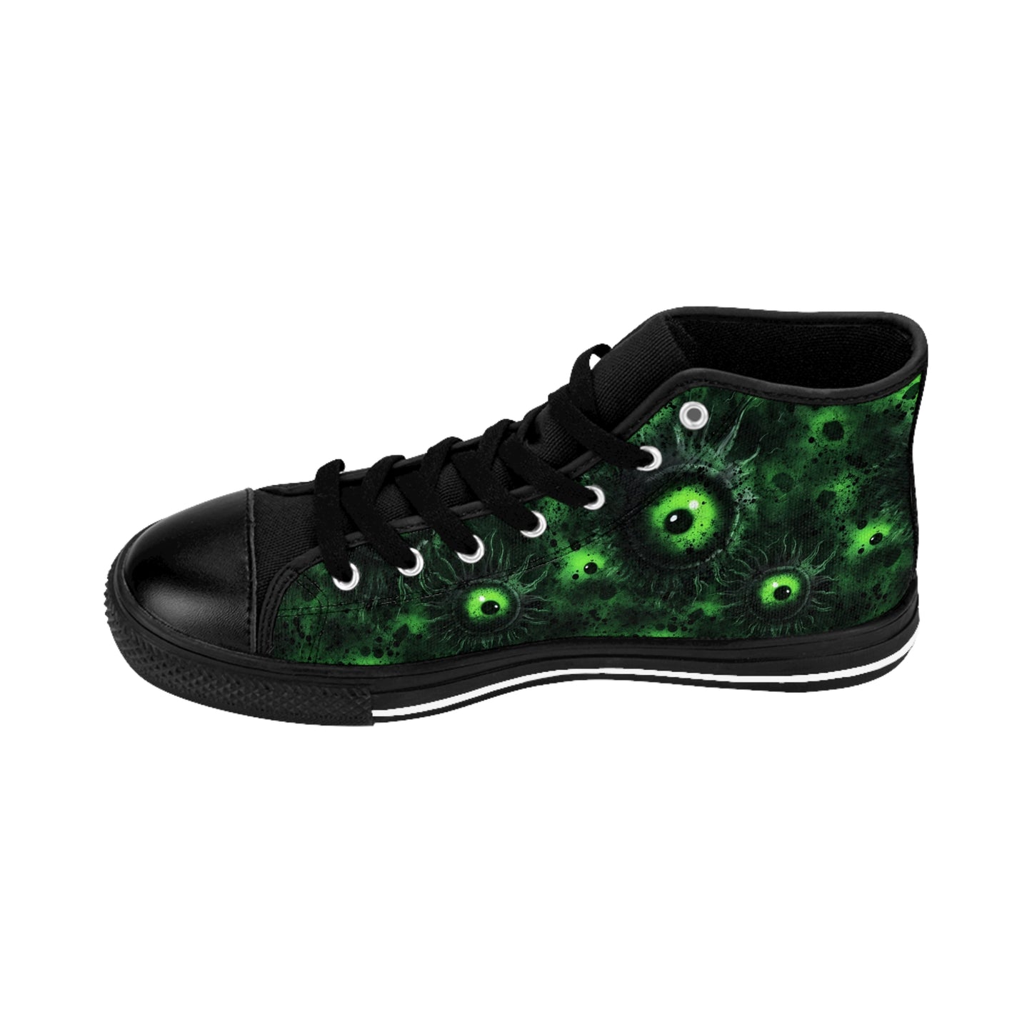 Classic Sneakers Greeny Lurking Eyes - Frogos Design