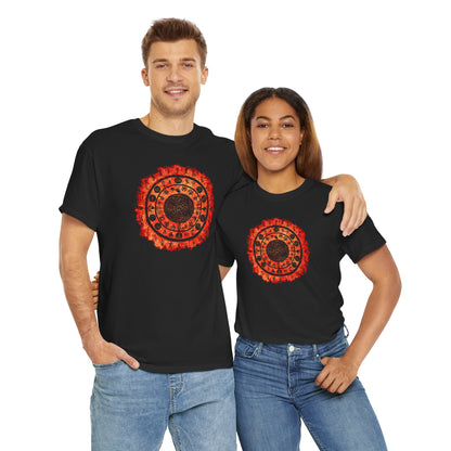 Unisex T-shirt Witchcraft Seal in Orange