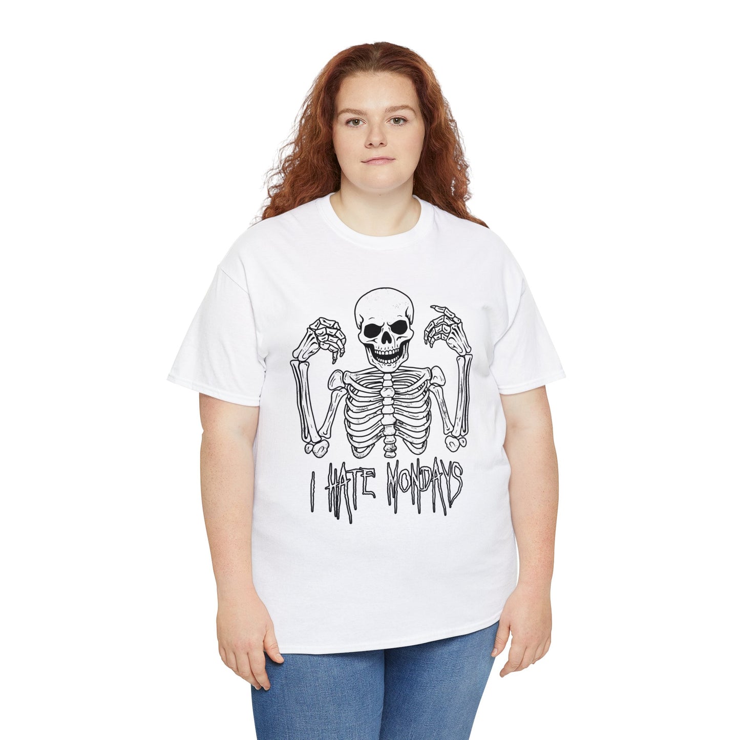 Unisex T-shirt Skelly hates Mondays - Frogos Design