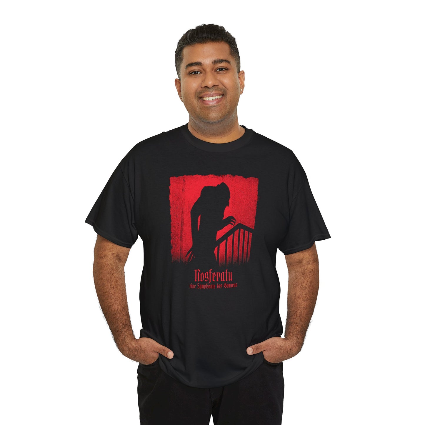 Unisex T-shirt Nosferatu 1922 in red