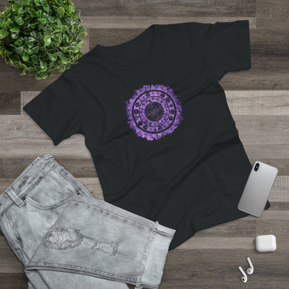 Women's T-shirt Witchcraft Seal in Purple