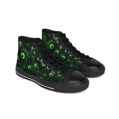 Classic Sneakers Greeny Lurking Eyes - Frogos Design