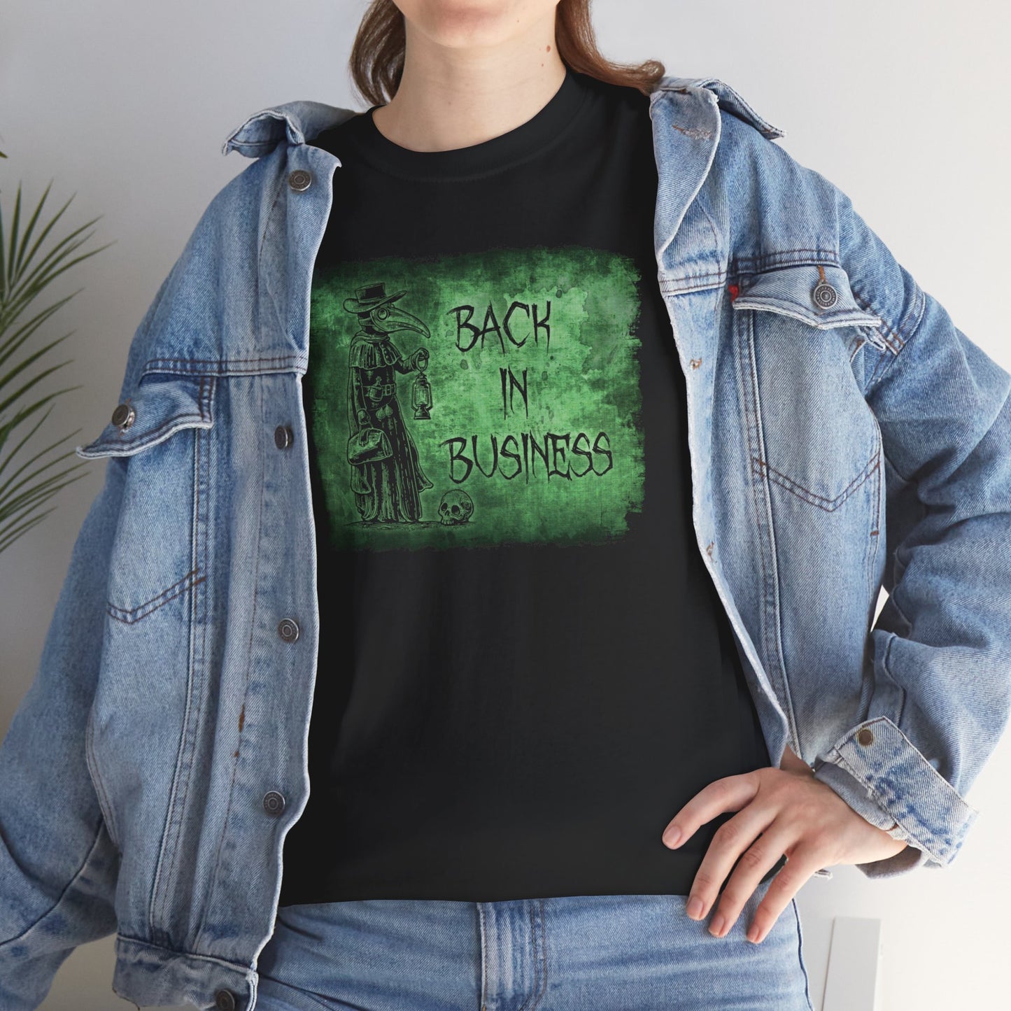 Unisex T-shirt Back in Business in Green