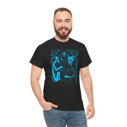 Unisex T-shirt Pact with the Devil in Blue