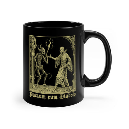 Mug Pactum cum Diabolo in Beige - Frogos Design