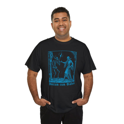 Unisex T-shirt Pactum cum Diabolo in Blue