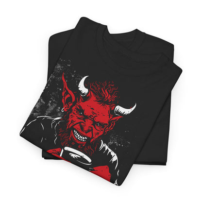 Unisex T-shirt Coffee Devil in Red CZ Edition