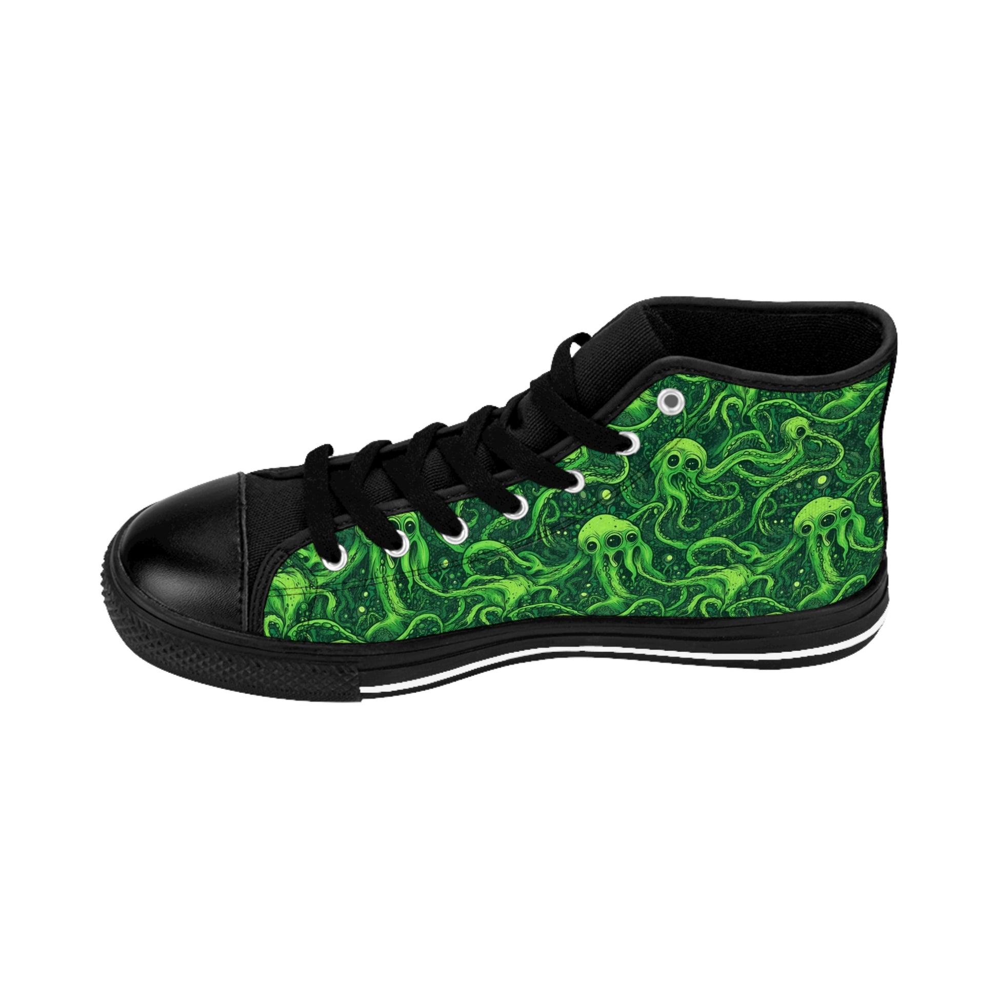 Classic sneakers Greeny tentacles horror - Frogos Design