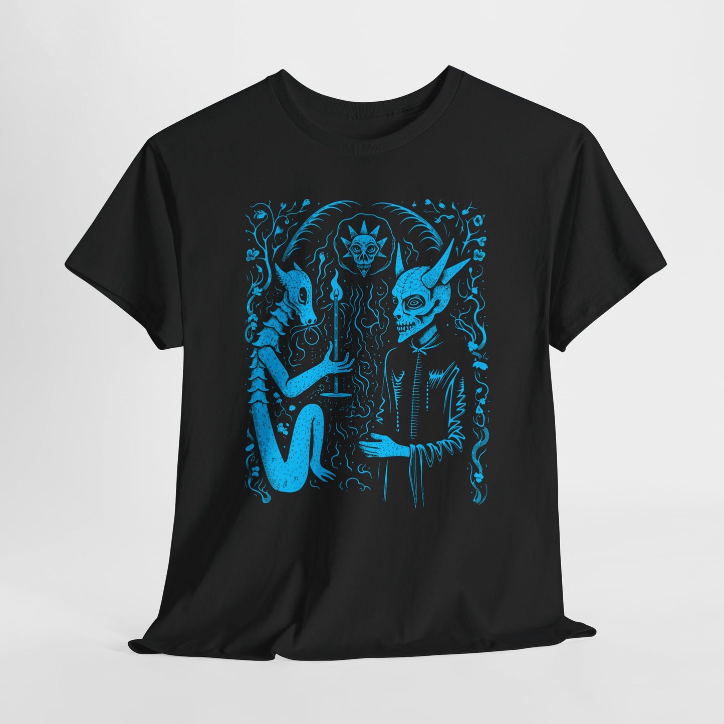 Unisex T-shirt Pact with the Devil in Blue