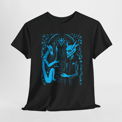 Unisex T-shirt Pact with the Devil in Blue