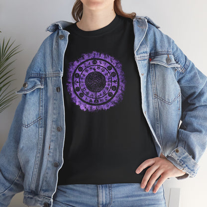 Unisex T-shirt Witchcraft Seal in Purple