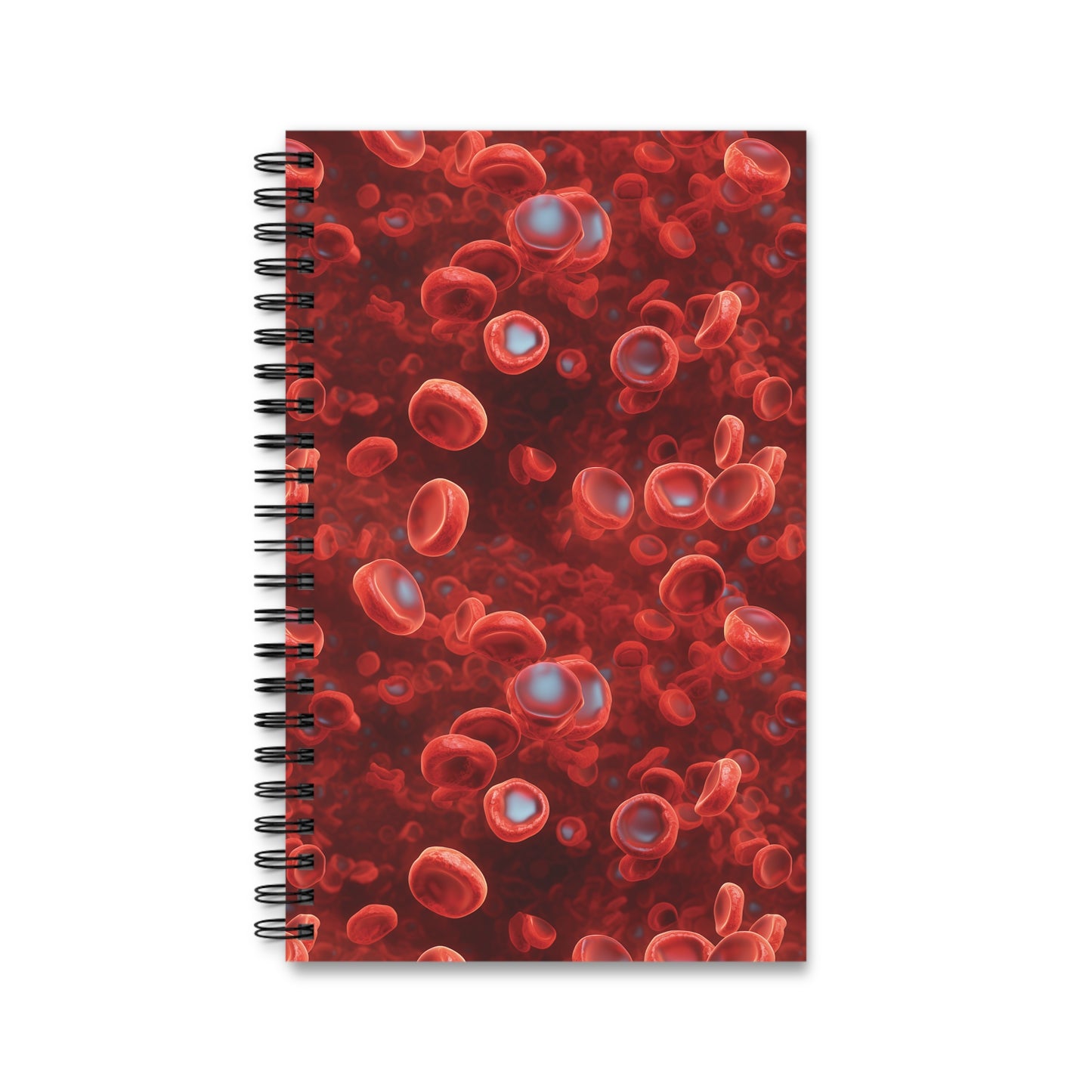 Spiral Notebook Blood Cells - Frogos Design