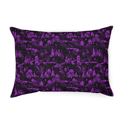 Cushions Spooky Ghosts in Purple - Frogos Design