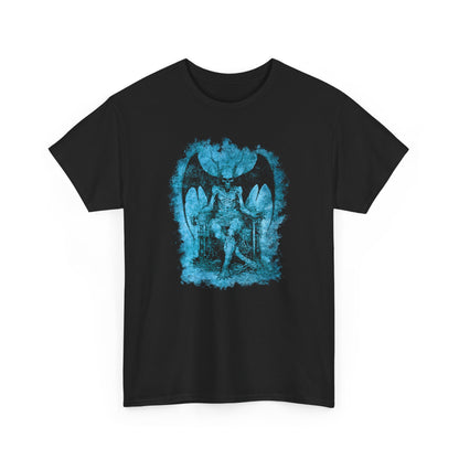 Unisex T-shirt Devil on his Throne in Blue