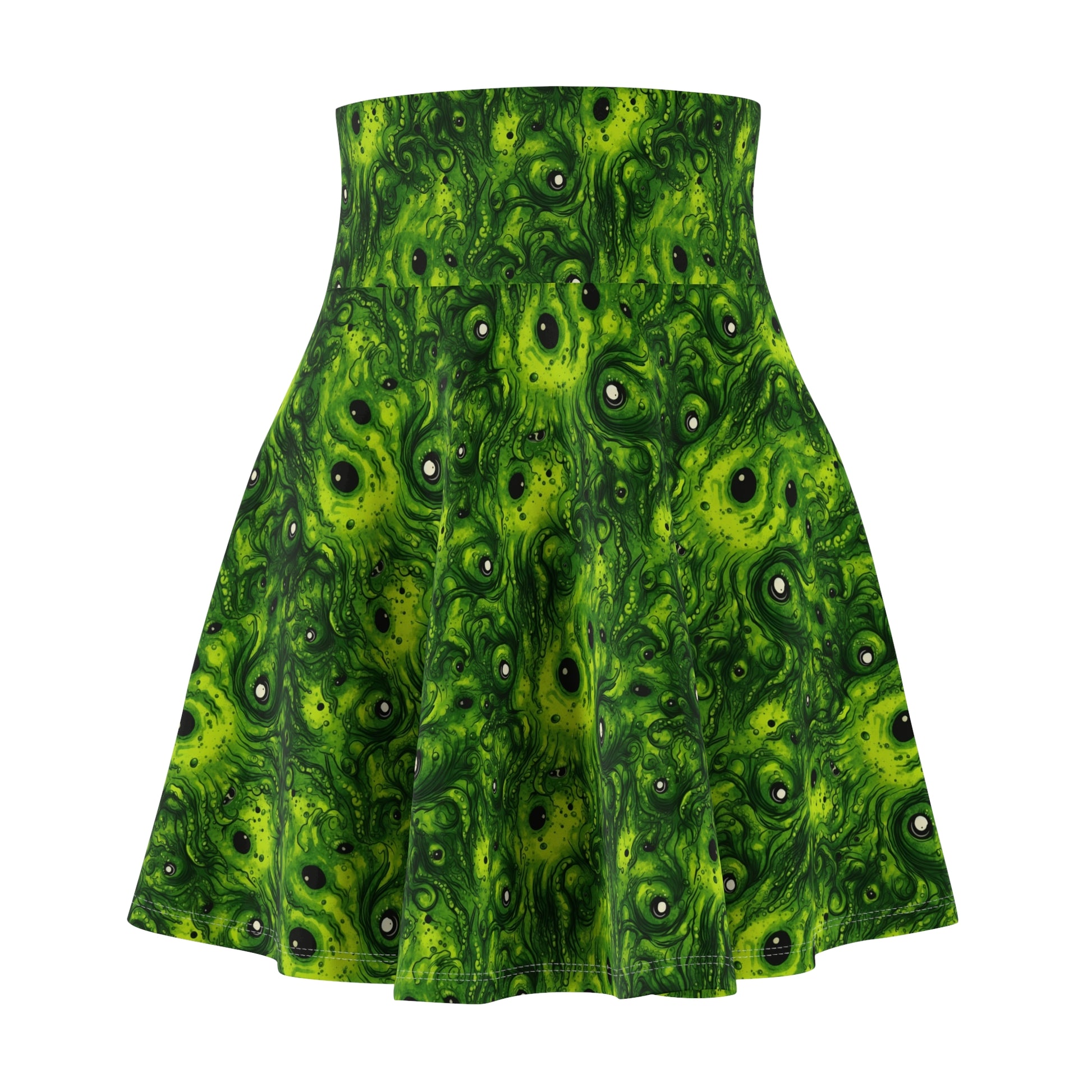 Women's Skater Skirt Greeny Phobia - Frogos Design