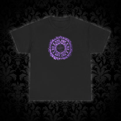 Unisex T-shirt Witchcraft Seal in Purple