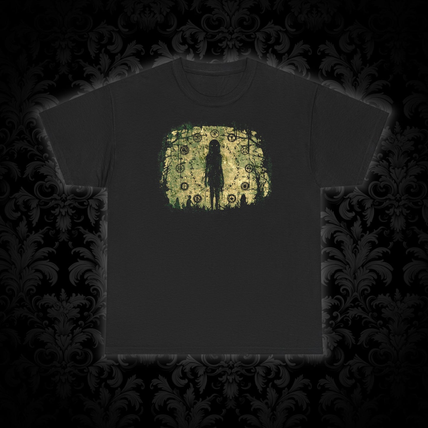 Unisex T-shirt Evil is here in green